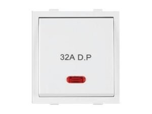 Anchor Roma Polycarbonate 1-Way Switch Dura with Neon 21984, White, 32 A, 240V