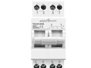 amiciSmart Dual Power Manual Control Transfer Switch, 63A (Single Phase)
