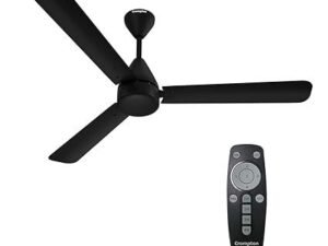 Crompton Energion Hyperjet 1200mm BLDC Ceiling Fan | Point Anywhere Remote Control | BEE 5 Star Rated Energy Efficient | Superior Air Delivery | Anti-Rust | 2 Year Manufacturer Warranty