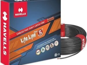 Havells Lifeline Cable WHFFDNKA11X0 1 sq mm Wire (Black)
