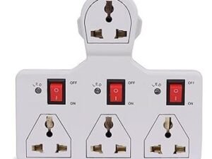Digiway 4 Universal Socket 3 Switch Multi Plug Extension Board/Multiplug(Pack of 27)