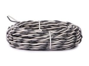 OXCORD 2 core Flexible Copper Wires and Cables 0.5mm 30 feet (10Yard) for Domestic and Industrial Electric Connections Single Phase Electric Connections up to 1100v