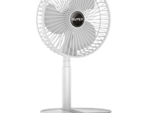 Drumstone 10 𝒀𝒆𝒂𝒓𝒔 𝑾𝒂𝒓𝒓𝒂𝒏𝒕𝒚 High-Speed Rechargeable Table Desk Fan – Brushless Motor, Adjustable Speeds, Strong Airflow, Portable Cooling Fan with Built-In Battery for Home,...