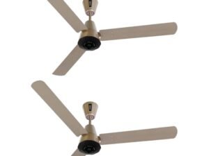 Ecolink AiroJewel 1200mm BLDC Ceiling Fan with Remote Control|BEE 5 star Rated Energy Efficient Ceiling Fan|High Air Delivery with LED Indicators (Aspen Gold)