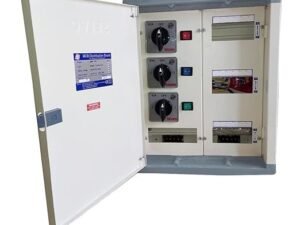 SELVO 63 Amp 6 Ways TPN Phase Selector Distribution Board (Fitted with 1 Pole 3 Ways 63A Rotary switches & duly wired)