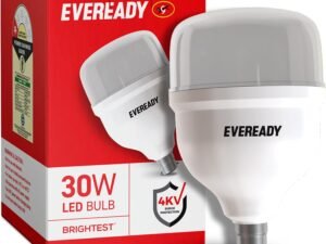 Eveready 30W LED Hammer Bulb with B22 Base, High CRI, 4KV Surge Protection, Energy Efficient & Long Life – Cool Daylight (6500K) for Home & Commercial Use