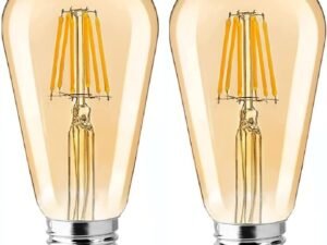 Gesto 4W E27 Base Filament Bulbs/Edison Hanging Light Led Bulb Warm White 2700K Antique Vintage Filament Light Bulbs, Pack Of 2