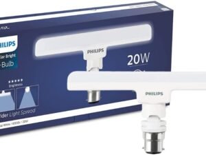 PHILIPS Stellar Bright 20-watt LED T-Bulb, Base B22 (Crystal White) - Pack of 1