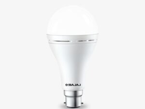 Bajaj LEDZ 12W Rechargeable Emergency Inverter LED Bulb | Cool Day Light | Upto 4 Hours Battery | B22D | 1 Year - Warranty (Pack of 1, White)