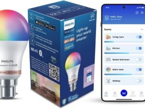 PHILIPS WiZ Neo 12W B22 Wi-Fi & Bluetooth LED Smart Bulb with Music Sync, Compatible with Amazon Alexa & Google Assistant, 16 Million Colours & Motion Sensing Technology | Pack of 1