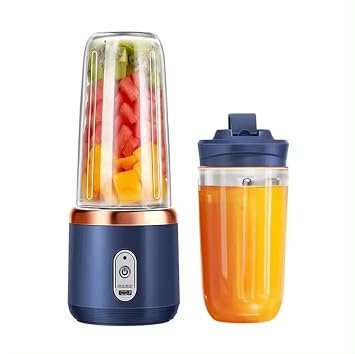 Qlect Portable Blender Electric Juicers Fruit Mixers USB Rechargeable Smoothie Mini Personal Juicer 6 Blades 3Gears With 1500 Mah Rechargeable Battery-Smoothie Blender - Image 2