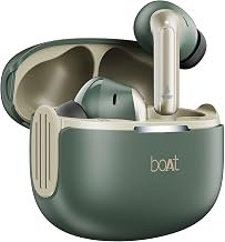boAt Airdopes 219, 4Mics ENx, 40H Battery, Best in Segment for Calling, Stream Ad Free Music via App Support, Bluetooth Earbuds, TWS Ear Buds Wireless Earphones with mic (Forest Sage)