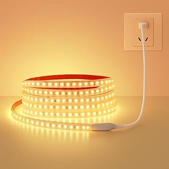 One94Store 8 Meter LED Rope Light for Decoration – Waterproof Warm White SMD Cove Light for Ceiling, Home Décor, LED Pipe Light for Diwali, Festival, Indoor, Outdoor Use - Image 2