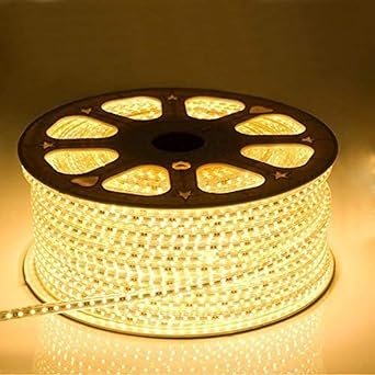 One94Store 8 Meter LED Rope Light for Decoration – Waterproof Warm White SMD Cove Light for Ceiling, Home Décor, LED Pipe Light for Diwali, Festival, Indoor, Outdoor Use - Image 3